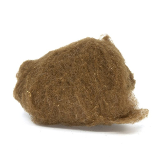 Vlna na plstenie mykaná - hnedá hrdza - 20 g