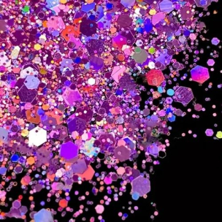 Glitre mix 50 g - ružová