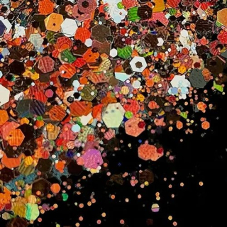 Glitre mix 50 g - hnedá