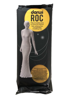 Modelovacia hmota umelecká samotvrdnúca DARWI ROC, biela, 1000 g