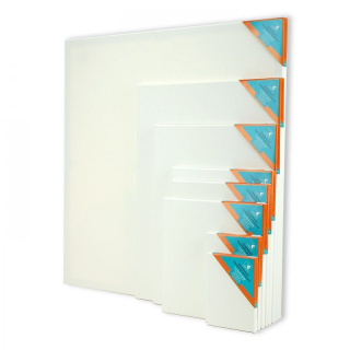 Maliarske plátno biele 320 g/m² - 30x30 cm