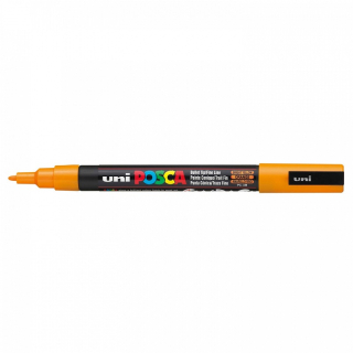 Uni Posca fixka PC-3M, 1,3 mm, oranžovo žltá