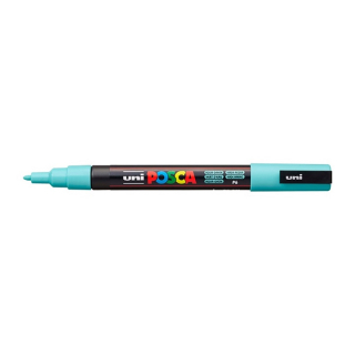 Uni Posca fixka PC-3M, 1,3 mm, pastelová akvamarín
