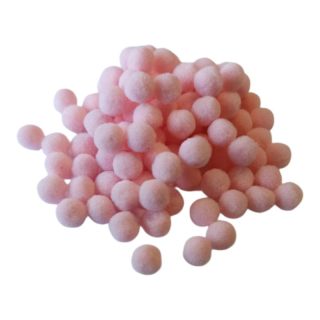 Pompom 1 cm, 100 ks - ružová