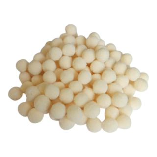 Pompom 1 cm, 9 g - vanilka