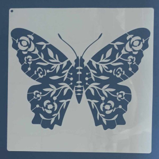 Šablóna 30x30 cm - Motýľ 01