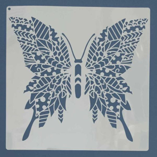 Šablóna 30x30 cm - Motýľ 04