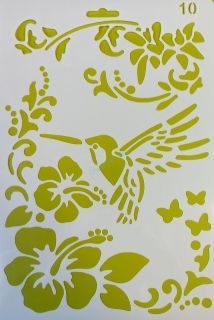 Šablóna 18x26 cm - Kolibrík