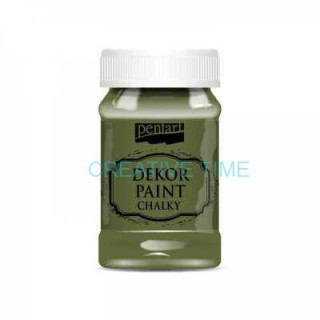Farba Dekor paint soft tŕňová zelená 100 ml