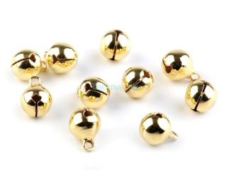 Rolničky zlata 10 mm - 10 ks