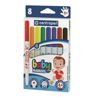 Fixy Centropen Baby markers vyprateľné, 8 ks
