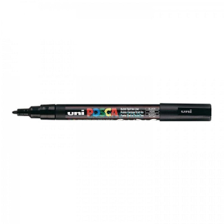 Uni Posca fixka PC-3M, 1,3 mm, čierna