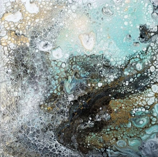 Kreatívny kurz - Liquid acrylic na plátno - 16.2.2024