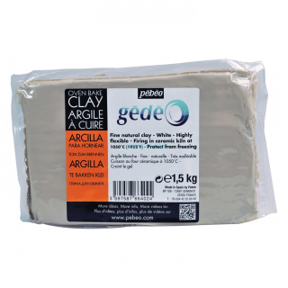 Hlina hrnčiarska biela - 1,5 kg