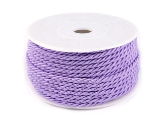 Šnúra točená ø 3 mm fialkova - 1 m