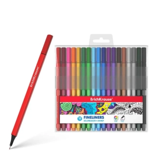 Fixy ErichKrause Fineliners - sada 18 ks