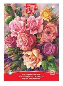Blok na akvarel Art Berry A4, 20 listov