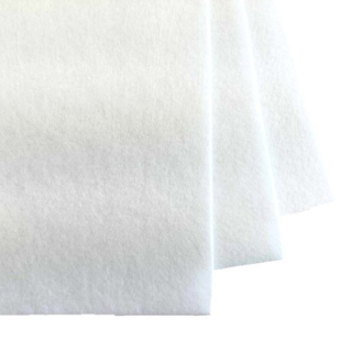 Filc 20x30 cm, 1mm - biela