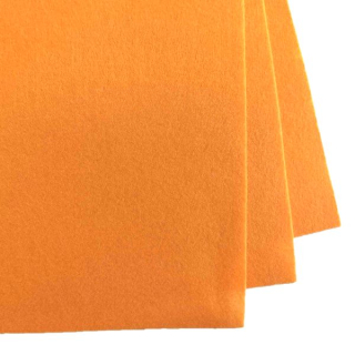 Filc 20x30 cm, 1mm - oranžová
