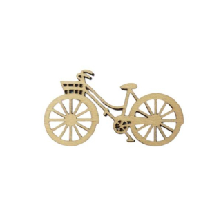 Drevený výrez bicykel 6x3,3 cm