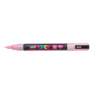 Uni Posca fixka PC-3M, 1,3 mm, ružová gliter
