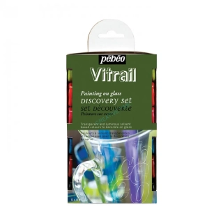 Farby na sklo Vitrail - sada 12 x 20ml