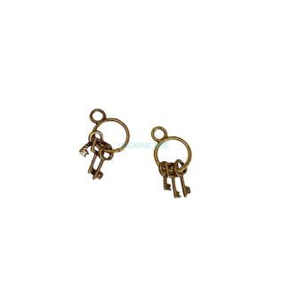 Prívesok starobronz kľúče 2,6 x 1,3 cm