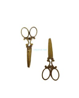 Prívesok starobronz nožnice 6 x 2,5 cm