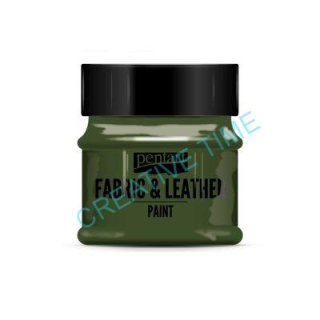 Farba na textil a kožu 50 ml, jedľová zelená