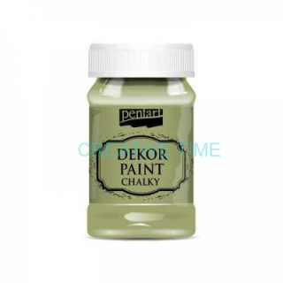 Farba Dekor paint soft olivová 100 ml