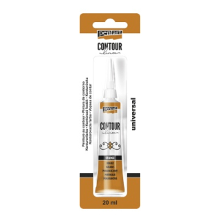 Kontúra na sklo Pentart 20 ml oranžová