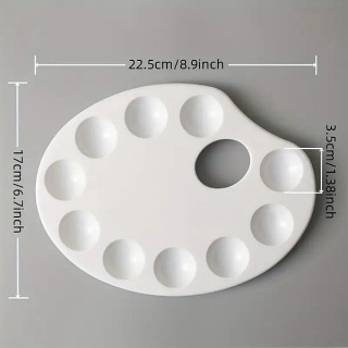 Maliarska paleta plastová 22,5 cm