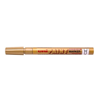 UNI PAINT MARKER PX-21, laková fixa, 0,8-1,2 mm zlatá