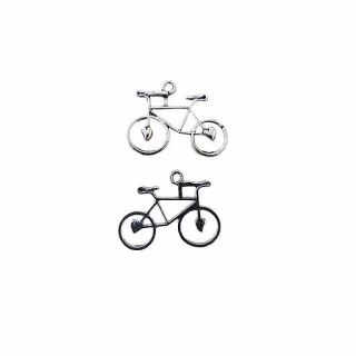 Prívesok strieborný bicykel