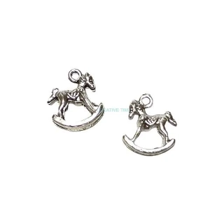 Prívesok strieborný hojdací koník 15x12 mm