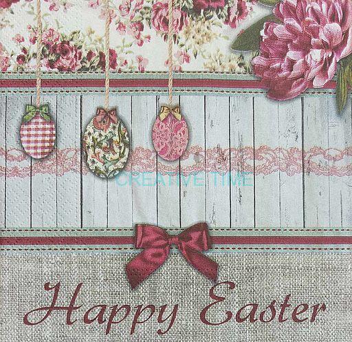 Servítka Veľkonočná zajačik a kuriatka